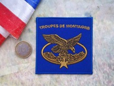écusson militaire troupes de montagne patch insigne tissu