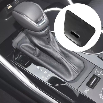 Schwarze A/T Shifter Lock Release Button Abdeckung für Toyota Highlander 2022-24