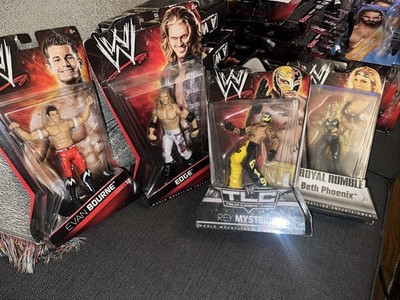 4 Mattel WWE figs unused Evan Bourne B Phoenix Edge Rey Mysterio 2010/11