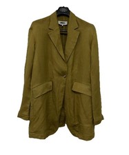 MAISON MARGELA MM6. Brown Viscose Long Blazer...