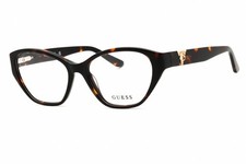 GUESS GU50162-052-53 Eyeglasses Size 53mm 16mm 140mm havana Women