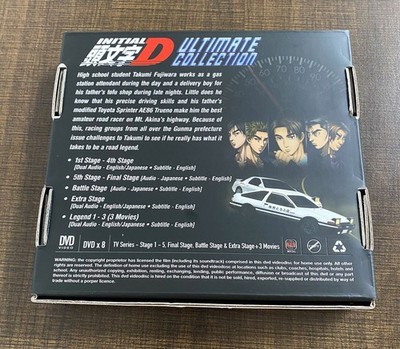 ANIME INITIAL D SEA 1-6+BATTLE STAGE+EXTRA STAGE + LEGEND 1-3 DVD
