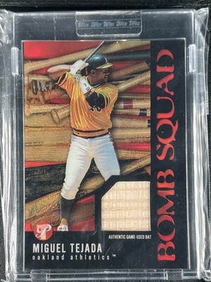 Tejada, Miguel - 2003 Topps Pristine - Bomb Squad - 18/25 - Super Rare