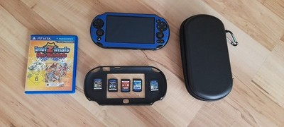 Sony PS Vita Slim Konsole PCH.2016 + 16 GB/6 Spiele/Etui/Case Sehr guter Zustand