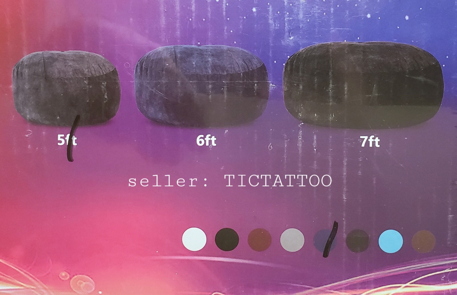 🔥 5' BEAN BAG COVER Big Huge Giant Chair Fluffy Soft DARK BLUE Cover Only NEW