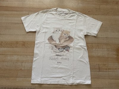 Hawaii beach bums Kona cat T-Shirt Size XS