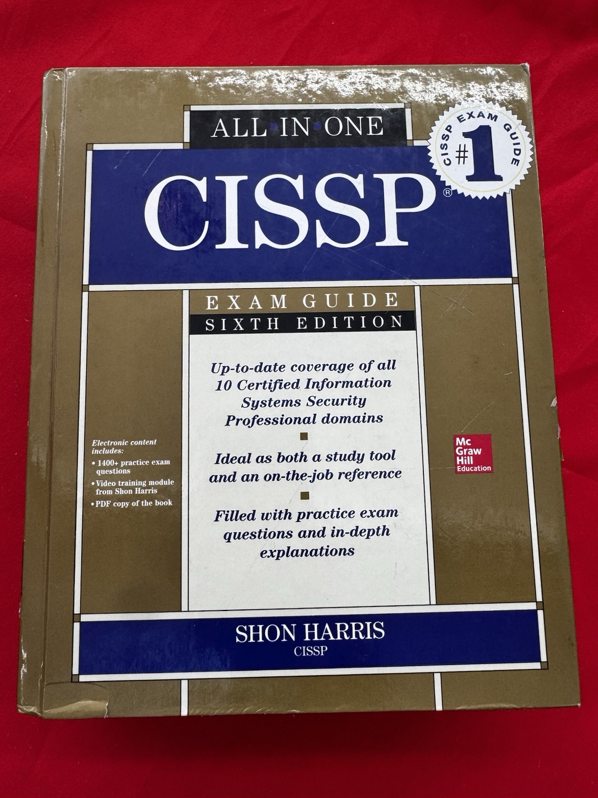 CISSP All-in-One Exam Guide 6th Edition Mint Harris Study Tool HC