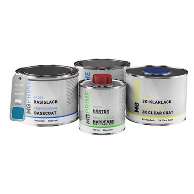 Autolack Dose Set für GMC WA327E Pow Zinga Metallic Glacier Blue Metallic 1,75L