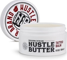 HUSTLE Butter Brand TATTOO BALM 5 fl. oz. / 150 mL VEGAN EXPIRES 2/2027