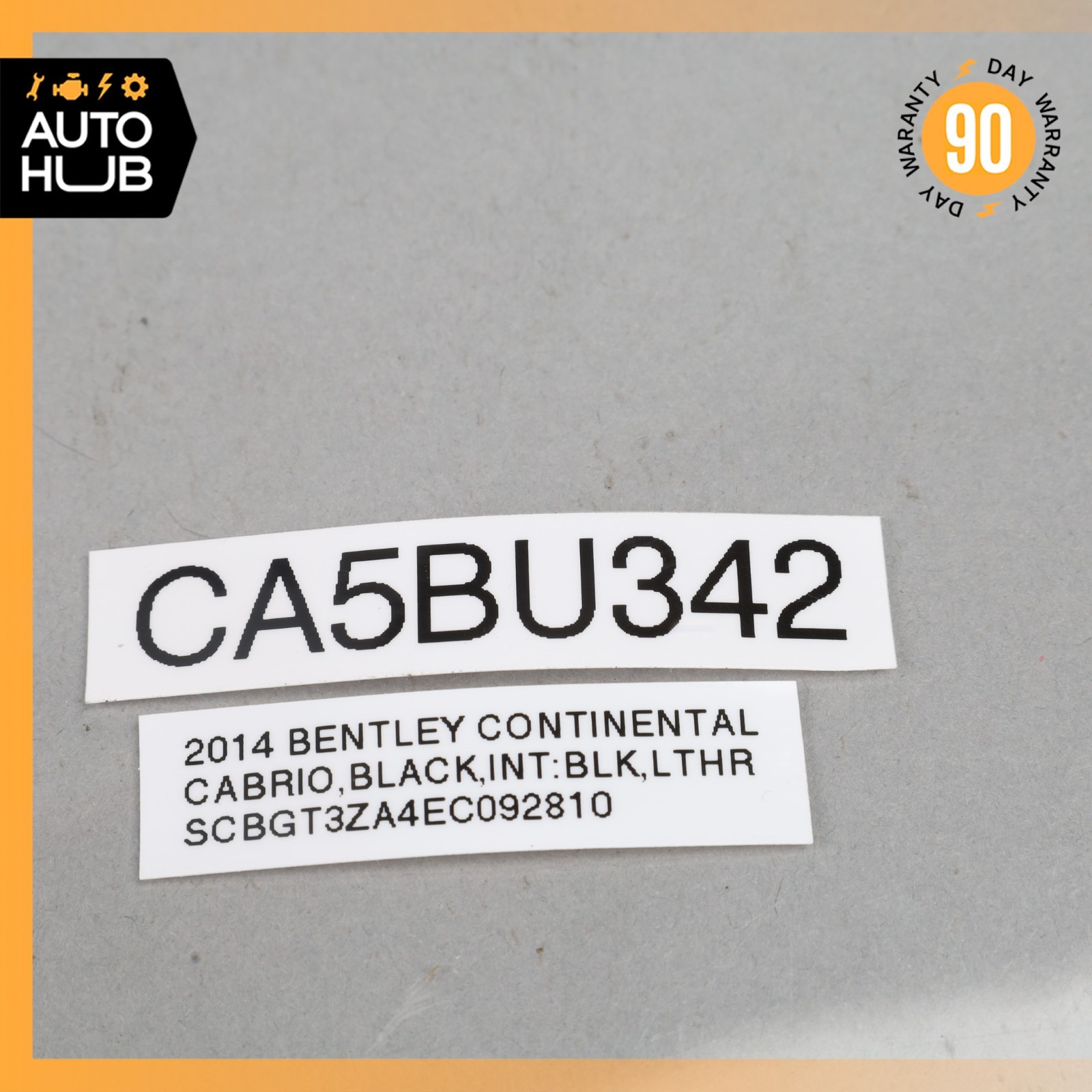 03-13 Bentley Continental GT Flying Spur Right Side Door Handle Keyless Go OEM