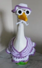 Goose Sweater, Porch Goose Outfit, Outdoor Decor, Goose Outfits, Goose Clothes P