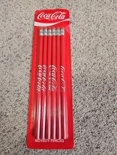 Vintage Coca-Cola Novelty Pencils 6, New Sealed