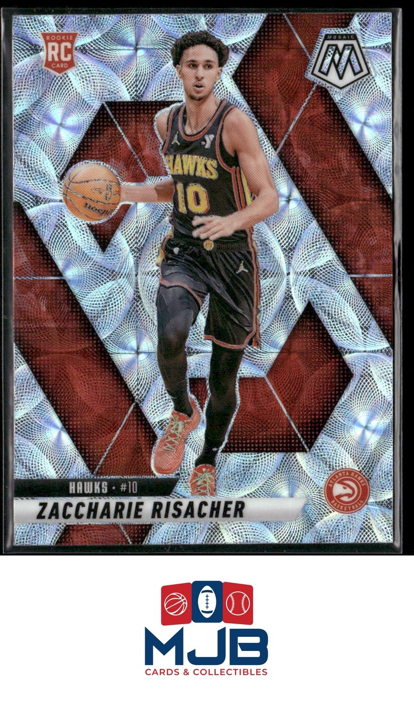 2024-25 Panini Mosaic Zaccharie Risacher International Mosaic Rookie #213