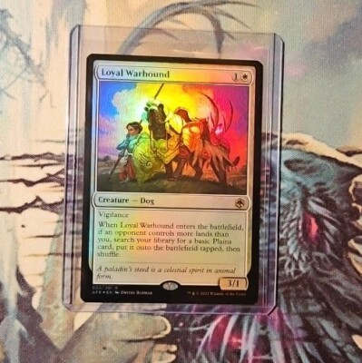 Loyal Warhound 023 - Rare FOIL - MTG D&D Forgotten Realms