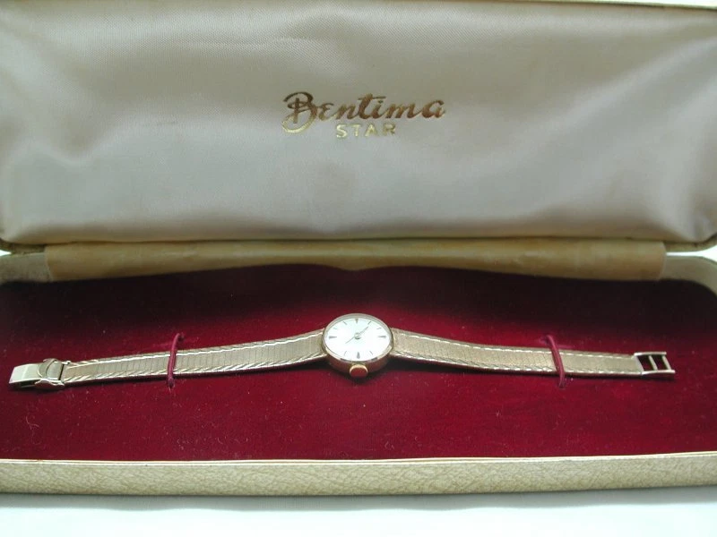 Bentima ladies top gold watch