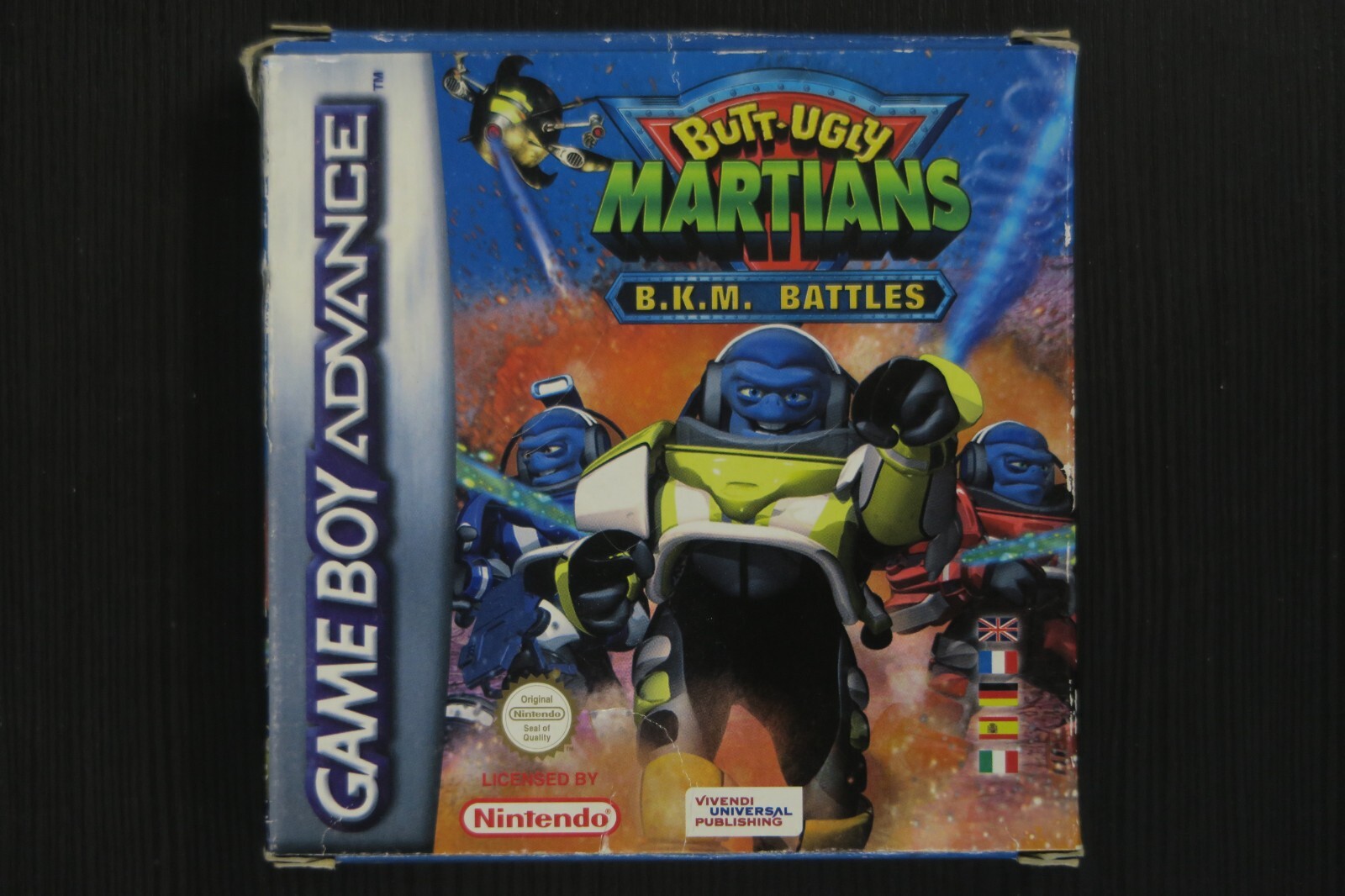 Butt-Ugly Martians B.K.M Battles Nintendo Game Boy Advance PAL FAH GameBoy GBA