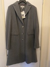 Heine Grey Wool Ladies Coat *bnwt* Size 14