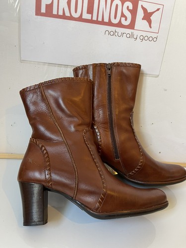 Pikolinos Soft Leather Boots Size UK 4 EU 37 Spanish Made - Picture 5 of 12