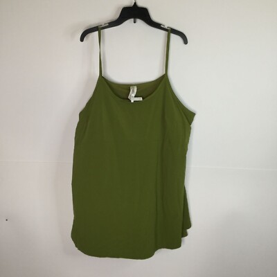 Fabletics Active Dress Women Plus Size 2X Green Spaghetti Strap Activewear