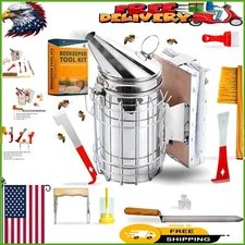 Beginner-Friendly Beekeeping Kit: Bee Smoker, Tools & User Instructions Included
