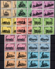 San Marino - 1964 - History of the Quarter Locomotive (Trains) - New (MNH)