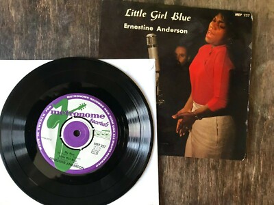 7'' Vinyl EP Ernestine Anderson    Little Girl Blue im Originalcover EXC