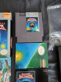Captain Skyhawk NES Nintendo Completo En Caja Excelente Estado con P&oacute;ster RARO!