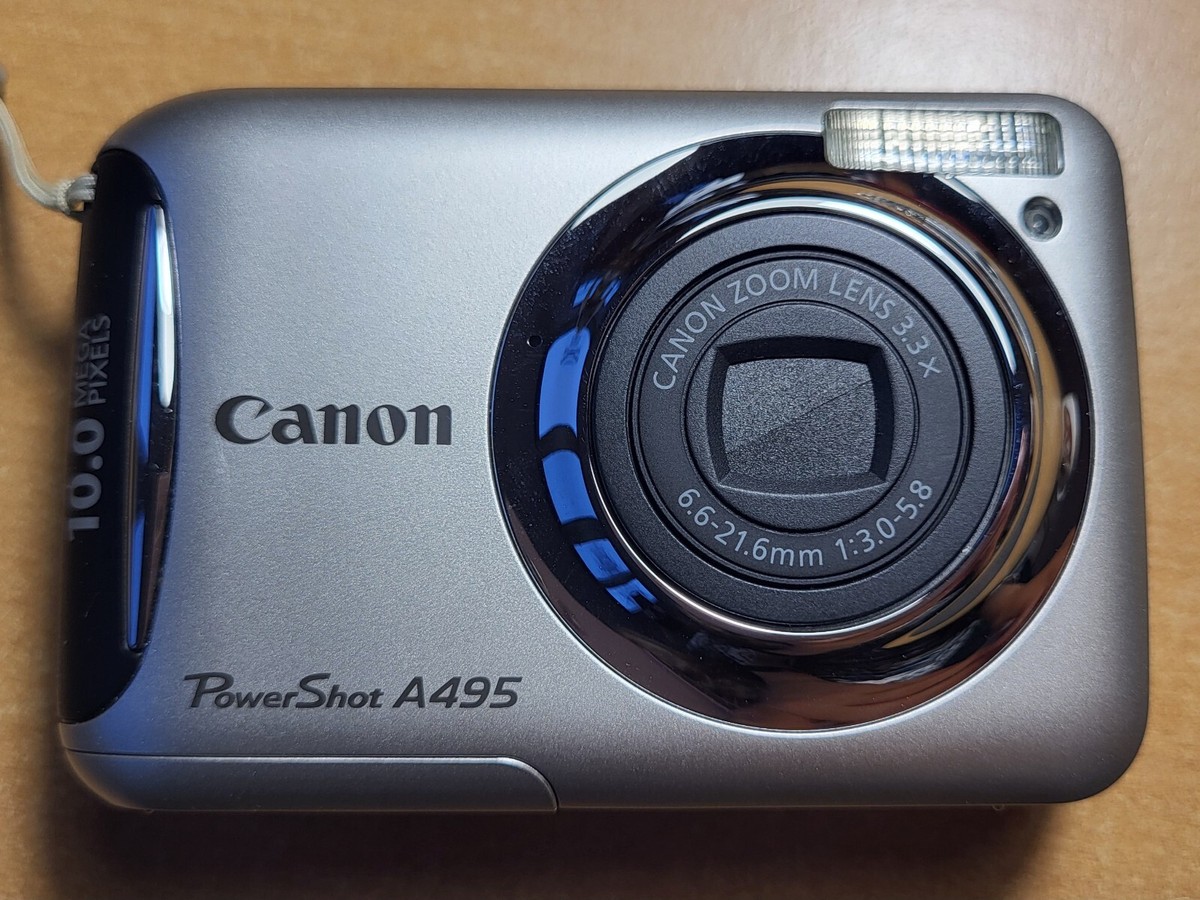 Digital Camera Canon PowerShot A495 10MP - 3.3x Zoom Silver