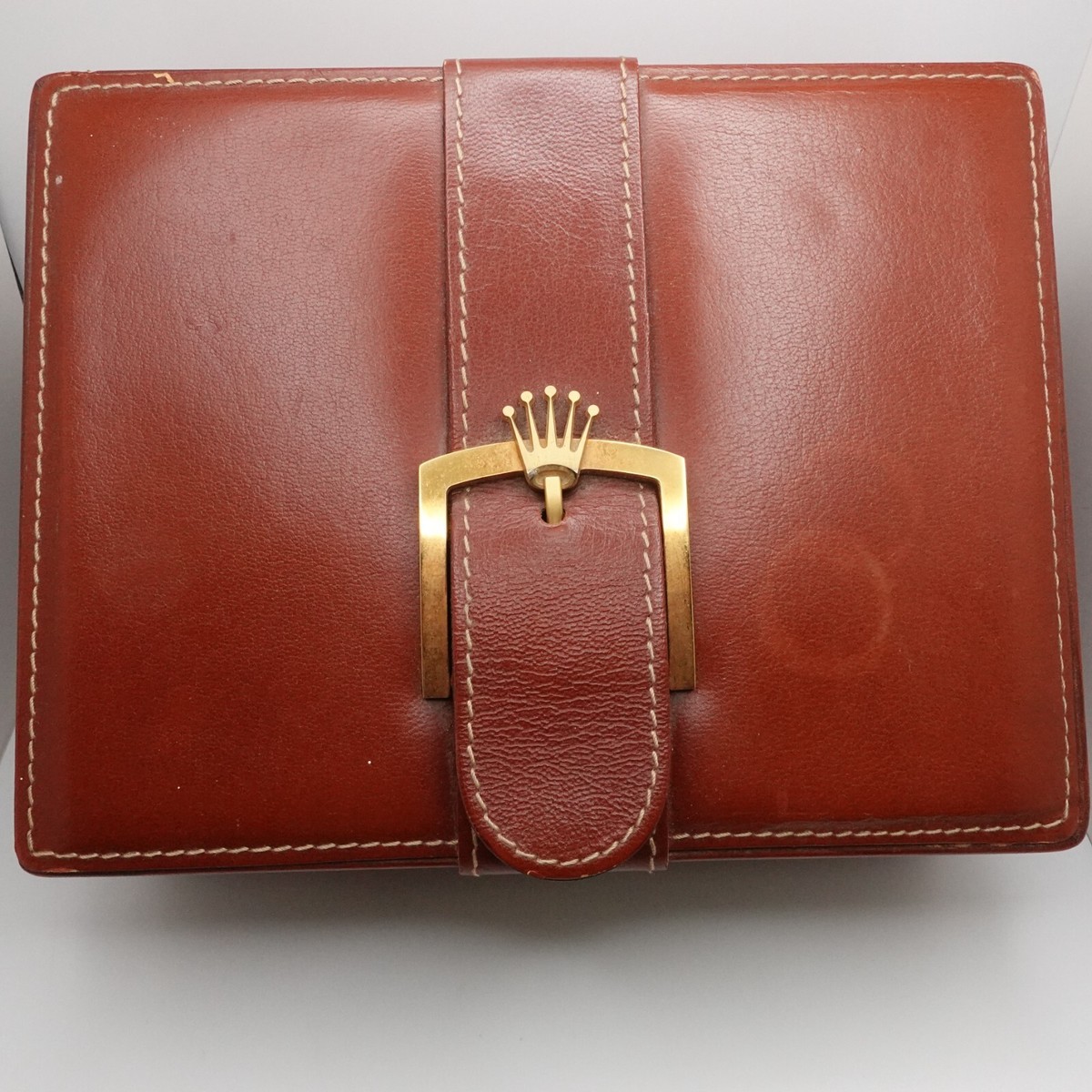 Rolex 72.04.01 S.A Geneve Leather & Wood Watch Box With Wallet | eBay