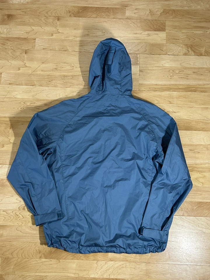 REEL LEGENDS Men Blue Packable Full Zip Windbreaker Jacket sz Medium - Image 2 of 4