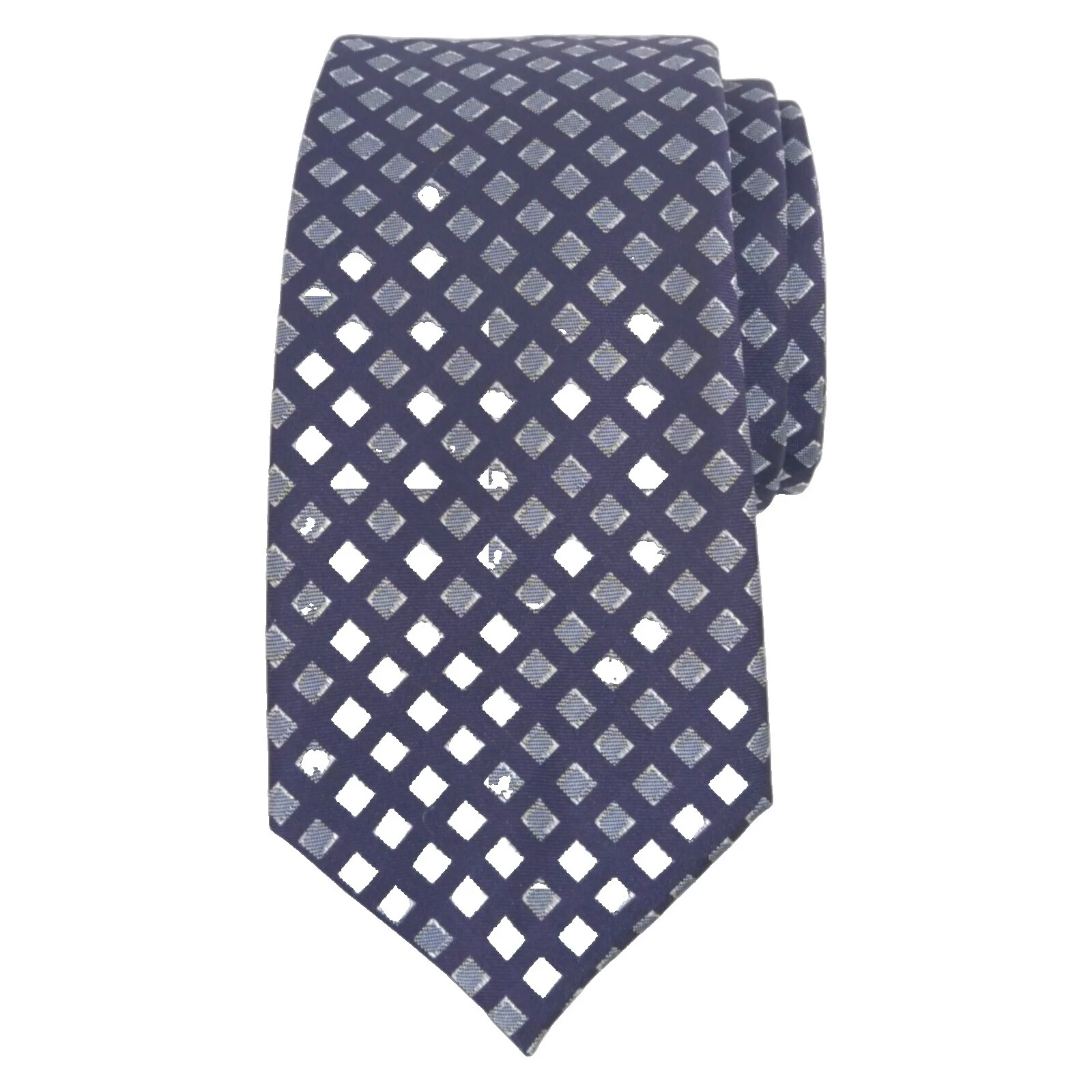 Corbatas geométricas Alfani 100 % material seda para hombre