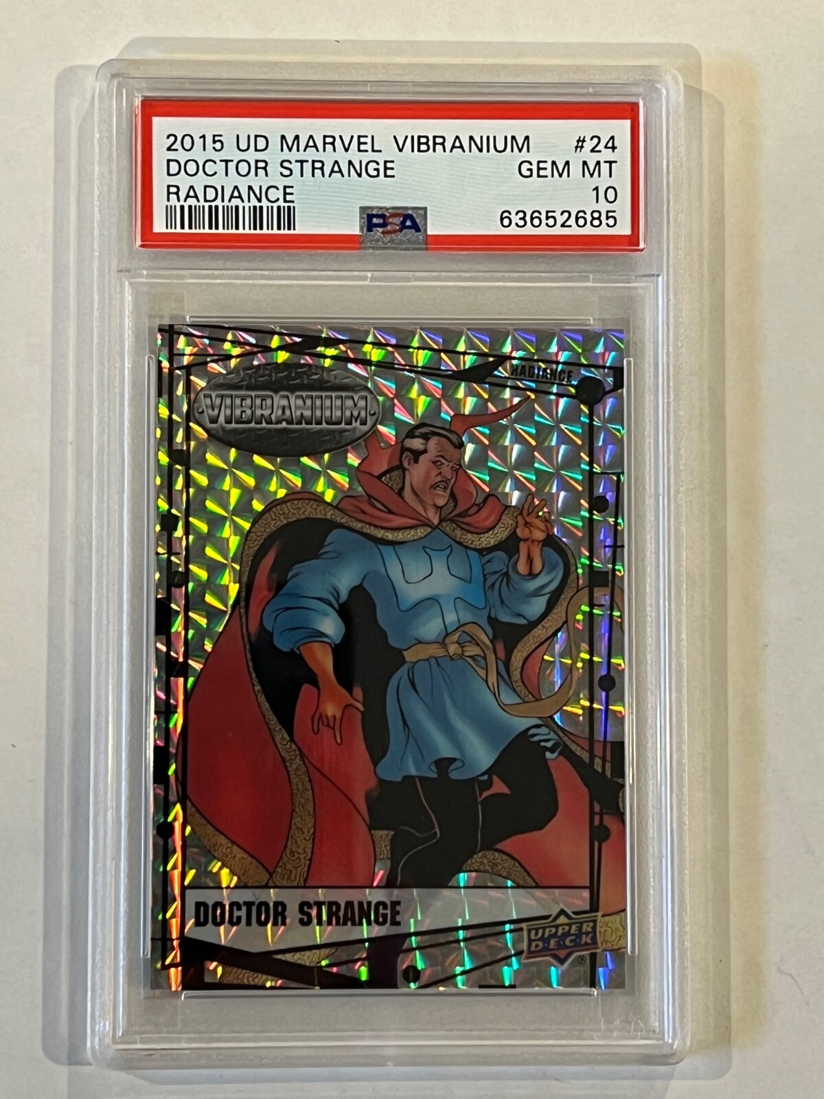 2015 Marvel Vibranium Radiance #24 DR. STRANGE 42/50 PSA Graded 10 GEM MINT🔥🔥