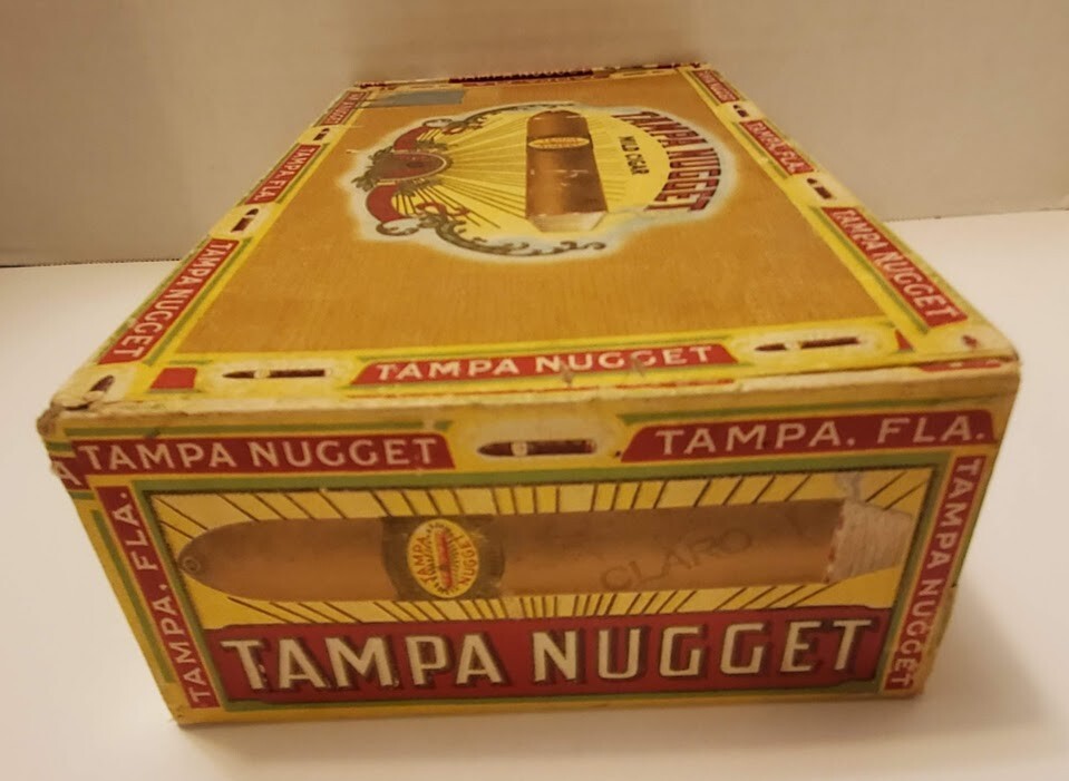Tampa Nugget Cigar Box Vintage Tampa Florida Havatampa Cigar CO