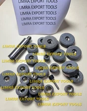 Set Of 24 Pcs New Valve Seat Grinding Stones with Sioux Holder 11/16" Thread