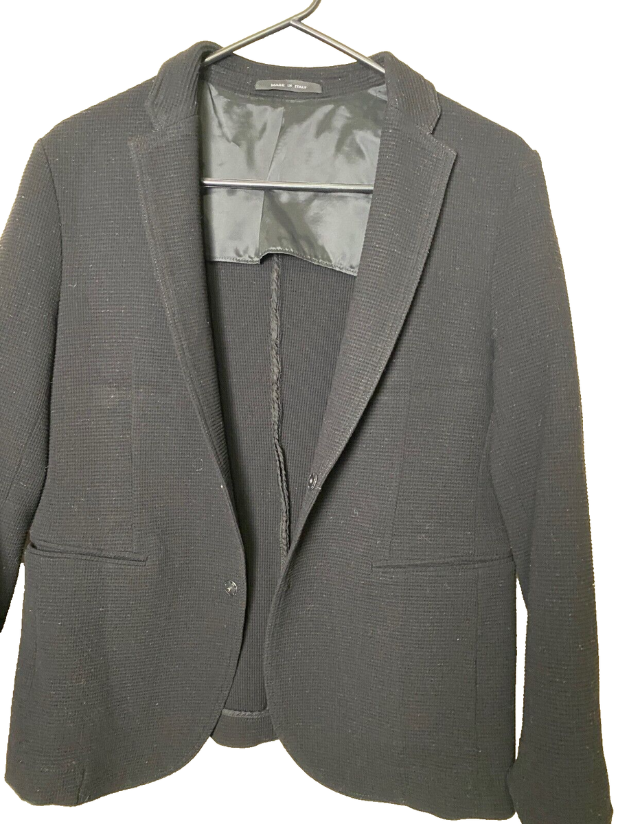 VTG Emporio Armani Mens Virgin Wool Sweater/Jacket rn103723