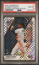 2022 Panini Chronicles Phoenix #1 Wander Franco RC PSA 10 Building Blocks Rookie