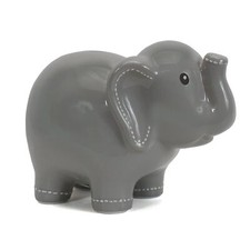 Child to Cherish Ceramic Stitched Elephant Piggy Bank Various Colors Available 