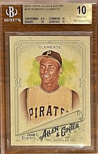 BGS 10 Pristine Roberto Clemente 2018 Topps Allen & Ginter Retro Portrait POP 2