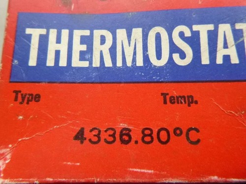 Wahler Thermostat 4336 80°C Oldtimer Mercedes BMW Ford Opel DKW FIAT 4336.80°C - Bild 3 von 8