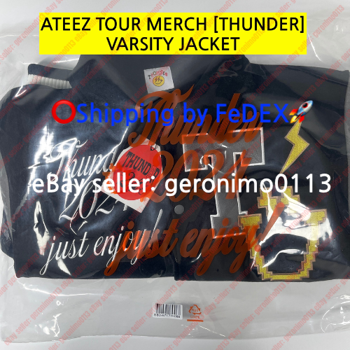 ラスト！ATEEZ THUNDER POP UP グッズ ジャケット スタジャン