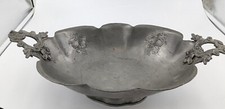 Dekorative Obstschale Zinn Jugendstil Style