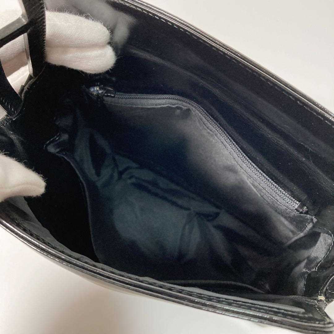 GIVENCHY Handbag Formal 4G Logo Leather Black Women's USED
