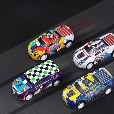 Kompakte und tragbare Pull Back Trägheit Mini Automodelle für Kinder Spaß