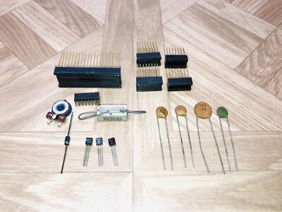 Lot Electronics Ceramic Disc Capacitors Dip Socket Power Diode Resistor NEC Chip