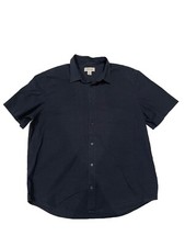CK Calvin Klein Button Up Collared Shirt Blue Men  s Size Large Good Condition   