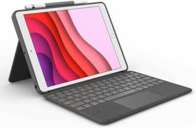 Logitech Combo Touch Keyboard Case for Apple iPad (7th, 8th & 9th Gen) Graphite