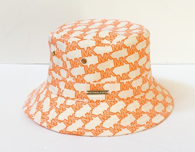 MICHAEL KORS ORGANIC COTTON BLEND BUCKET HAT MK SIGNATURE  display picture 1