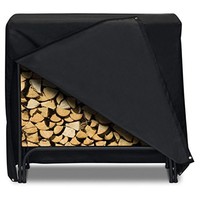 Smart Living 2d-lr48241 Log Rack Cover 48in Black Outdoor Firewood Rack Smart Living 2d-lr48241 Log Rack Cover 48in Black Outdoor Firewood Rack
