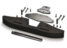 EXOTEK EXO 2093 TEAM ASSOCIATED B6 B6.3  Carbon Fiber Aluminum Bumper gnss mount