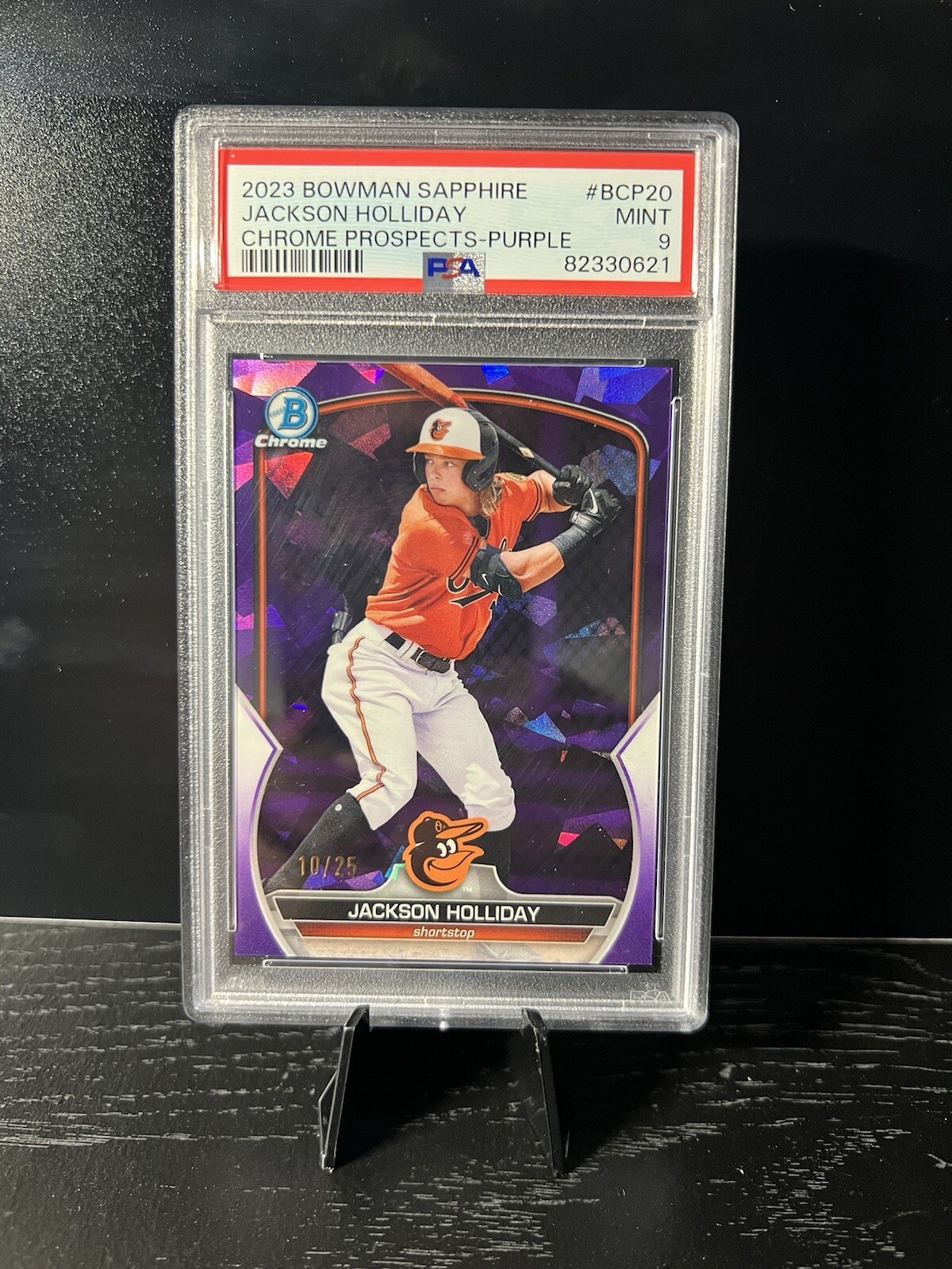 2023 Bowman Chrome Prospects Purple Sapphire #BCP-20 Jackson Holliday /25 🔥🔥🔥